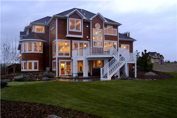 Home Plan Rear Elevation