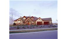 This is a color photo of these Country House Plans.