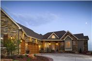 Luxury House Plans RF-1360 color rendering.