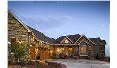 Luxury House Plans RF-1360 color rendering.