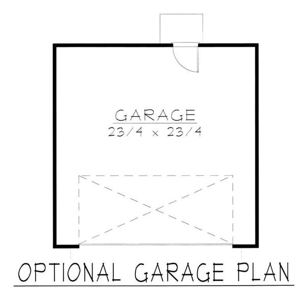 Optional Garage Plan