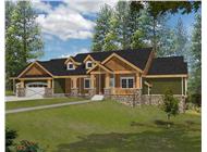 Log Cabins Front Elevations.