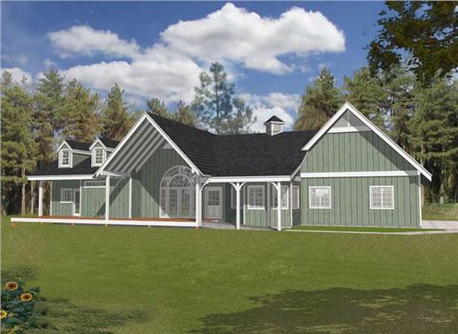 Main image for house plan # 18897