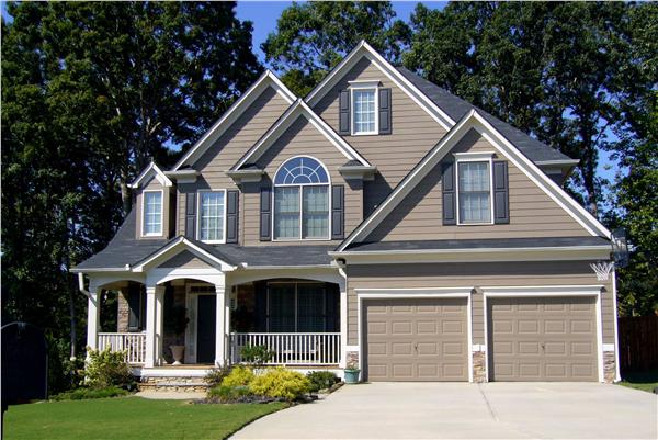 This is a color photo of these Traditional House Plans.