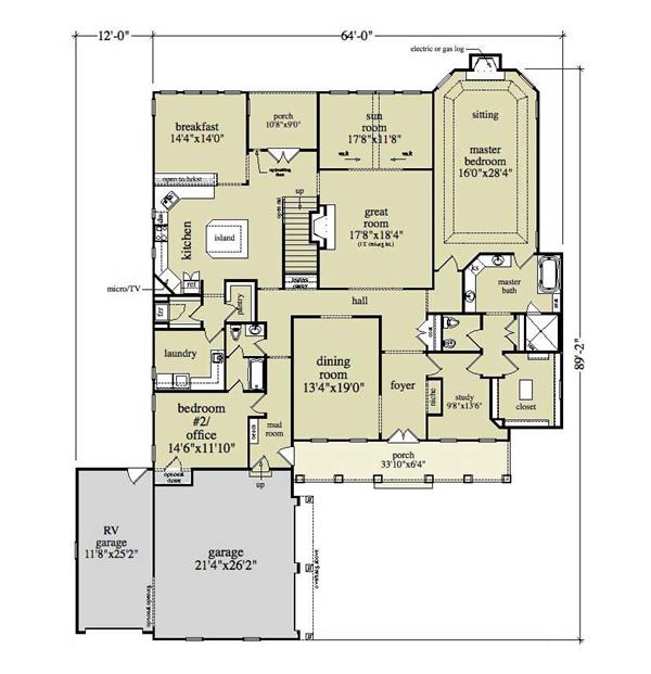 Floor Plan First Story