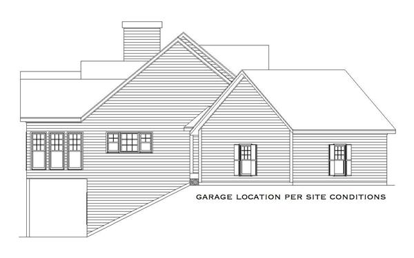 Home Plan Left Elevation