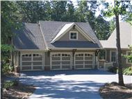 This is the front elevation for these Garage Plans.