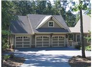 This is the front elevation for these Garage Plans.