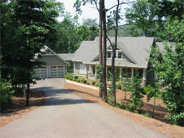 This is a color photo of these Country House Plans.