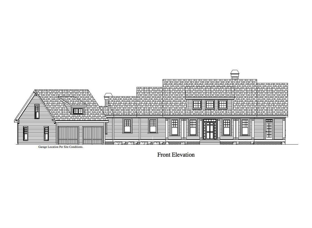 Home Plan Front Elevation
