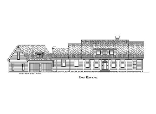 Home Plan Front Elevation