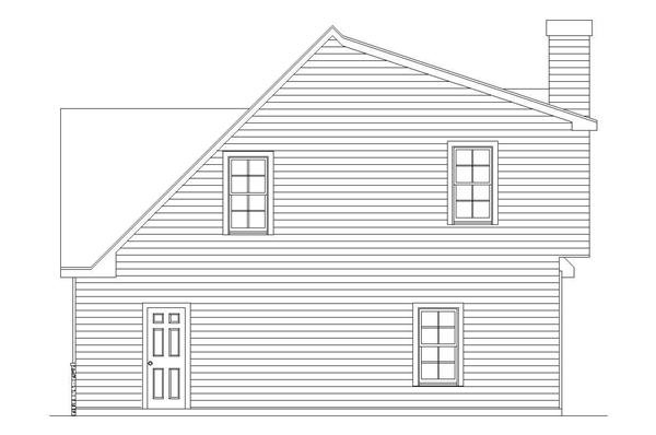 Home Plan Right Elevation