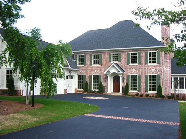 This is a color photo for these European Home Plans.