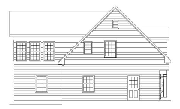 Home Plan Left Elevation