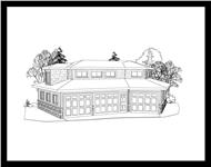 This is a 3D elevation for these Garage Plans.