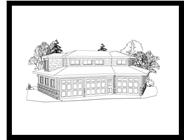 This is a 3D elevation for these Garage Plans.