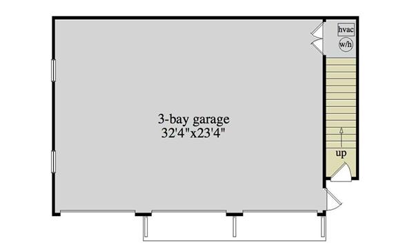 163-1052 garage floor plan