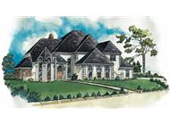 European houseplans RG3901 color rendering.