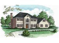 European Home Plans Color Rendering.