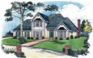 European Homeplans front elevation.