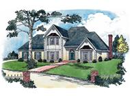 European Homeplans front elevation.