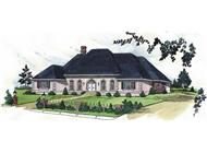European Homeplans Color Elevation.
