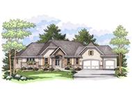 European Houseplans CLS-3405 Front Elevation.