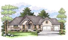 European Houseplans CLS-3405 Front Elevation.