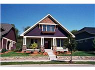 Front elevation photo for bungalow house plans CLS-1609.