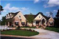 Luxury Houseplans CLS-7500 front elevation photo.