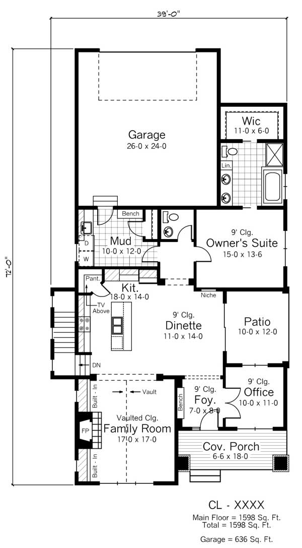 Floor Plan First Story