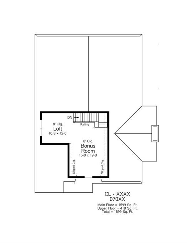 Floor Plan Second Story
