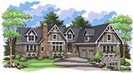 Luxury Home Plans front elevation.