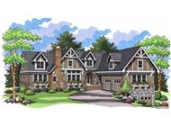 Luxury Home Plans front elevation.