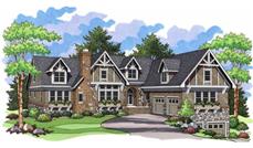 Luxury Home Plans front elevation.