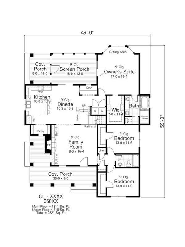 Floor Plan First Story