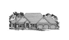 Front elevation image for Ranch Home Plans CLS-4301.