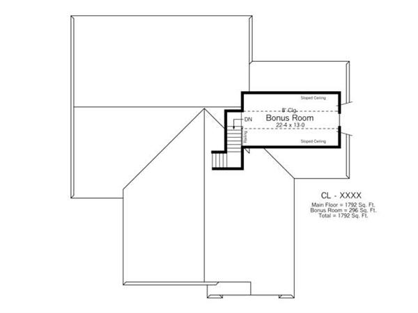 Floor Plan Second Story