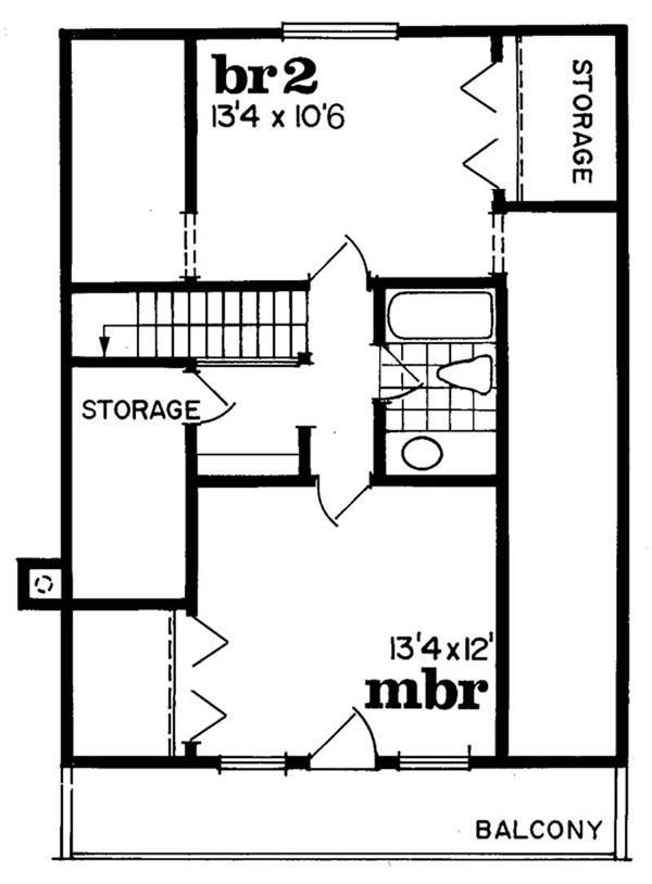 Upper Level Floor Plan