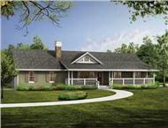 This is a colored rendering of small house plans # 7246