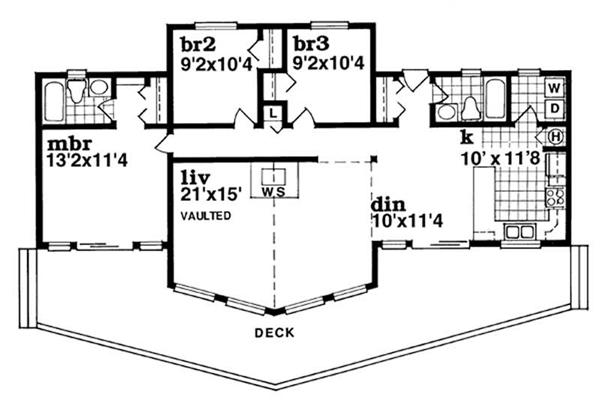 Main Level Floor Plan