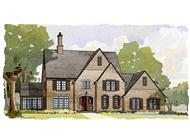 This is a colored rendering of these Traditional Homeplans.