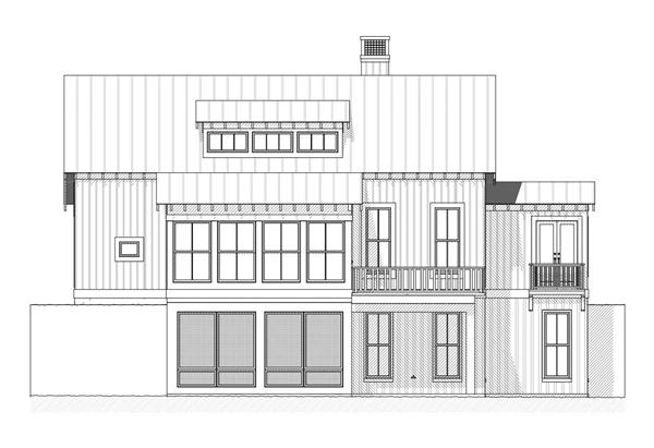 Home Plan Right Elevation