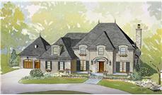 This is an artist's perspective of these wonderful Fench Homeplans.