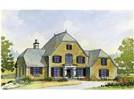 This is an artist's rendering of these English Country Home Plans.