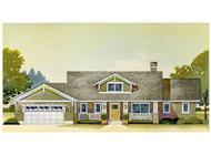 This is an artist's rendering of the Copperwood House Plan.