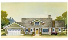 This is an artist's rendering of the Copperwood House Plan.