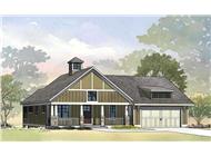 This is a front elevation of Stations Edge House Plan.