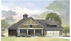 This is a front elevation of Stations Edge House Plan.