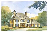This image shows the front elevation of these French Country Homeplans.
